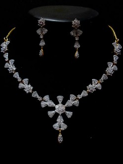 CZ Necklace Set